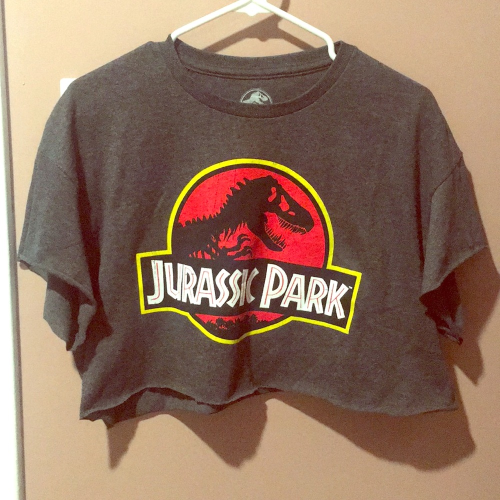 Jurassic Park crop top